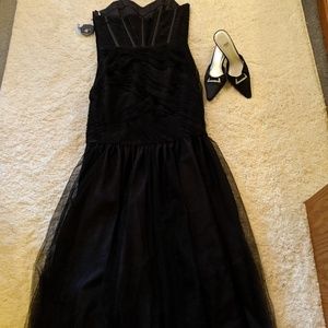 Mermaid tulle rushed top gown w boning